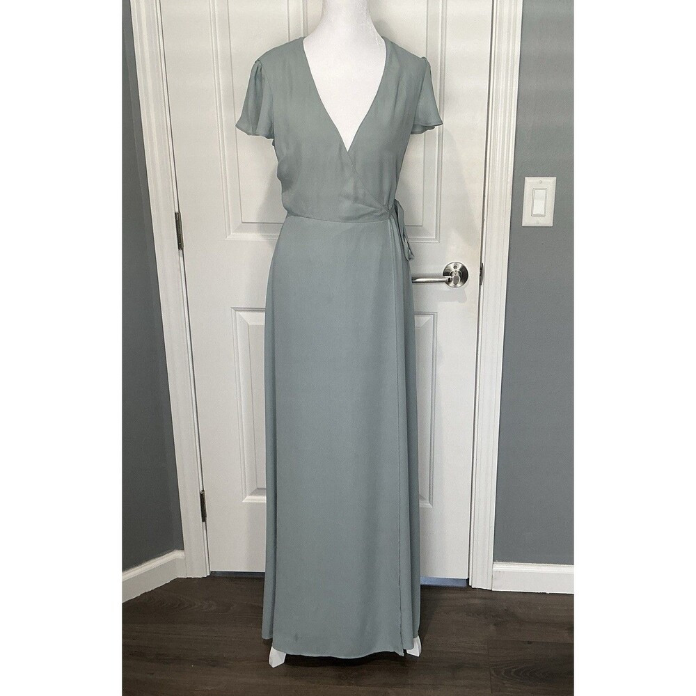 Show Me Your Mumu Noelle Flutter Wrap Dress Wedding Formal Size X-Small